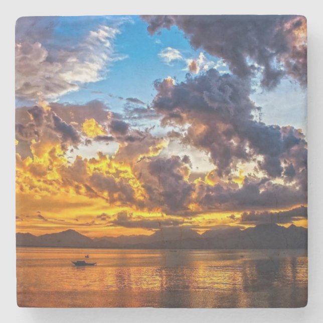 Beautiful Scenery Stone Coaster (Front)