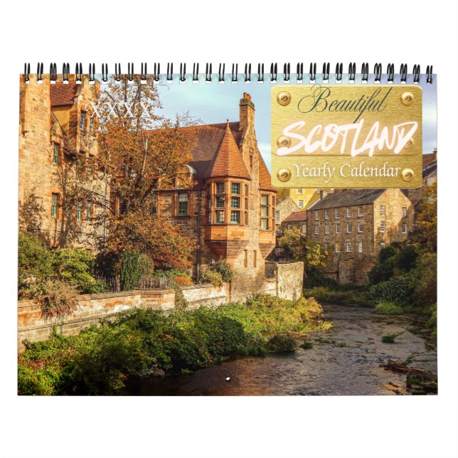 Beautiful Scotland European Calendar (Cover)