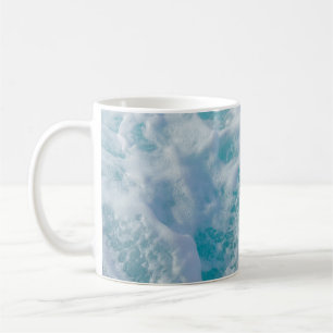 beautiful sea ​​foam coffee mug