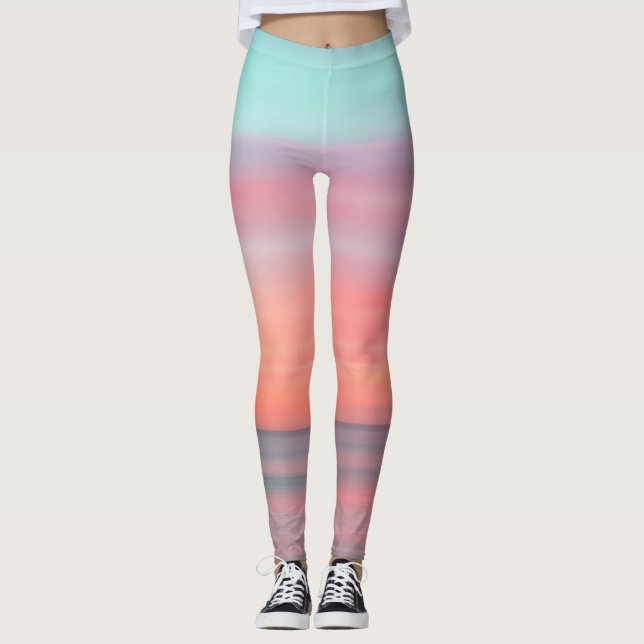 Beautiful Sea Landscape Leggings (Front)