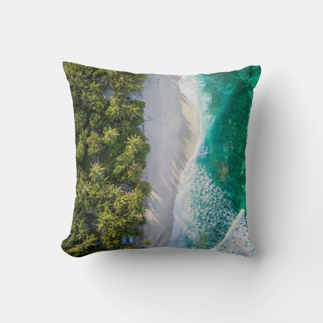 Beautiful Sea Life Throw Pillow (Front)