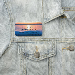 Beautiful sea  name tag