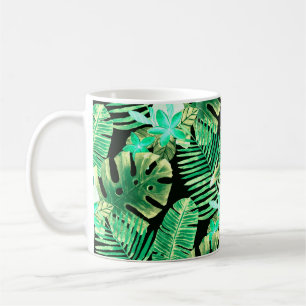 Beautiful seamless floral summer pattern backgroun coffee mug
