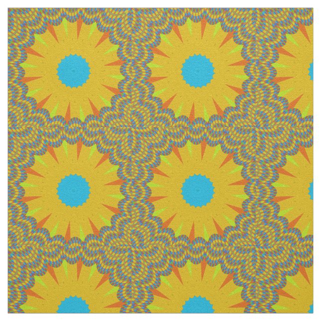 beautiful seamless Nice And Sunny pattern design Fabric (Swatch)