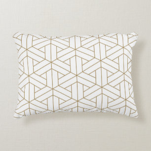 Beautiful Seamless pattern japanese shoji kumiko, Accent Pillow