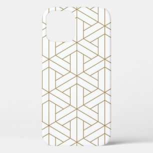 Beautiful Seamless pattern japanese shoji kumiko, iPhone 12 Case
