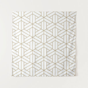 Beautiful Seamless pattern japanese shoji kumiko,  Tapestry