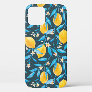 Beautiful seamless pattern with hand drawn waterco iPhone 12 case