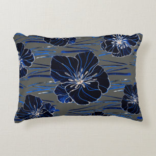 Beautiful seamless pattern with watercolor stylize accent pillow