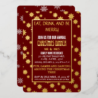 BEAUTIFUL SEAMLESS SNOWFLAKES ON RED BACKGROUND