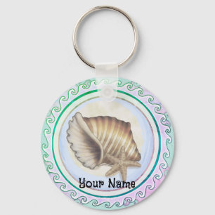 Beautiful seashell  keychain