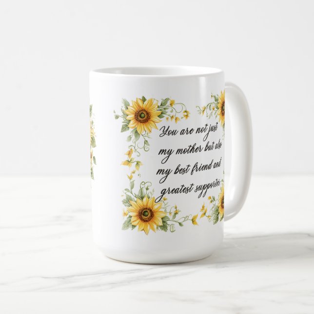 Beautiful Sentiment For Mom Wrap Coffee Mug (Front Right)