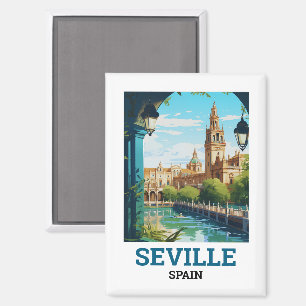 Beautiful Sevilla Beauty of Andalusia Spain Travel Magnet
