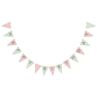 Beautiful Shabby Chic Country Party Bunting Flags