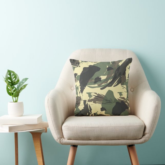 Beautiful shades of green throw/accent pillow (Chair)