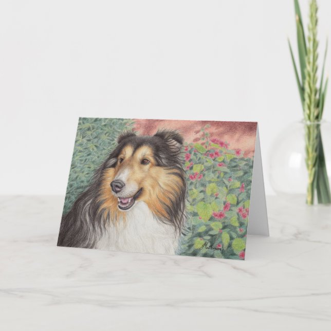 Beautiful Sheltie Card (Front)