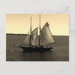 Beautiful ship on the Ocean Postcard