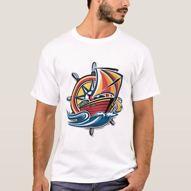 Beautiful ship T-Shirt (Front)