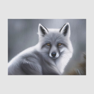 Beautiful Silver Fox  Tissue Paper