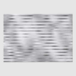 Beautiful Silver Striped Wedding  Tissue Paper