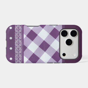 Beautiful simple amazing chic tartan purple design