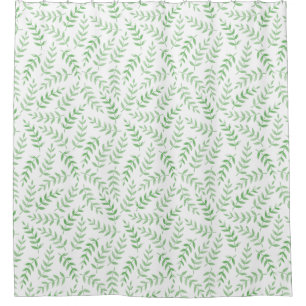Beautiful Simple Green Leaves Endless Pattern