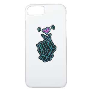 Beautiful Skeleton Hands With A Heart Signal For H Case-Mate iPhone Case