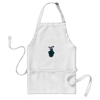 Beautiful Skeleton Hands With A Heart Signal For H Standard Apron