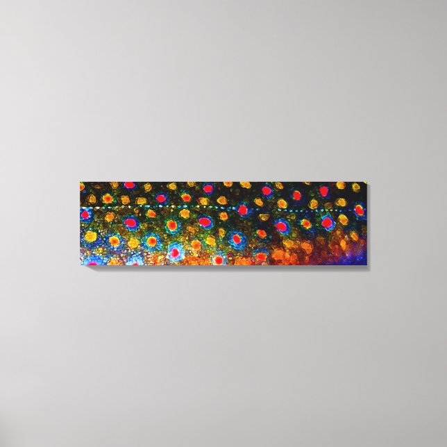 "Beautiful Skin, Brook Trout" by James Lady Canvas Print (Front)