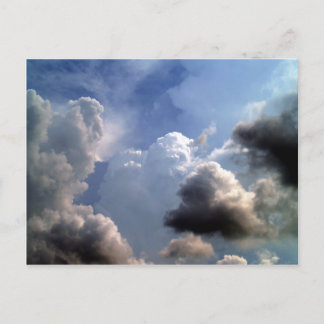 beautiful sky and cloud postcard