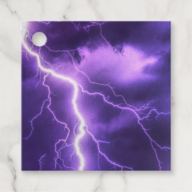 beautiful sky, thunder favour tags (Front)