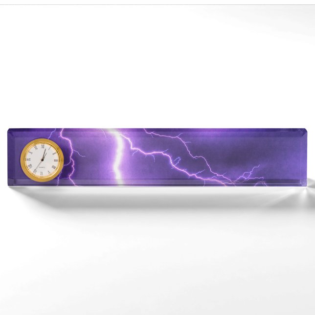 beautiful sky, thunder nameplate (Front)