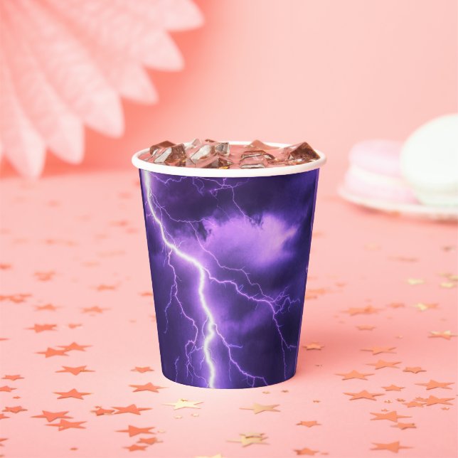 beautiful sky, thunder paper cups (Insitu)