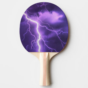 beautiful sky, thunder ping pong paddle