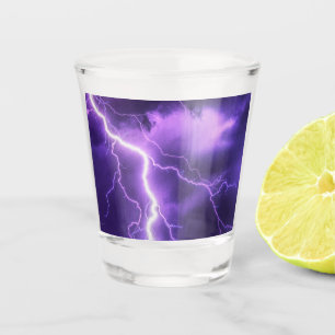 beautiful sky, thunder shot glass