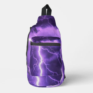 beautiful sky, thunder sling bag