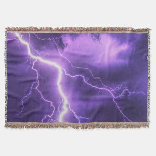 beautiful sky, thunder throw blanket