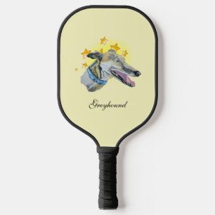 Beautiful Sleek Greyhound is a Star    Pickleball Paddle