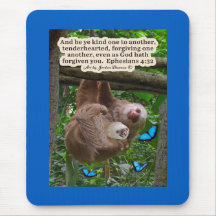 Beautiful Sloth Scripture: Ephesians 4:32