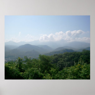 Beautiful Smokey Mountains Poster