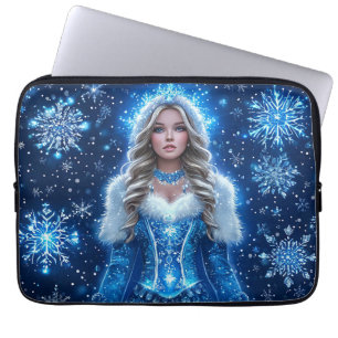 Beautiful Snow Maiden Laptop Sleeve