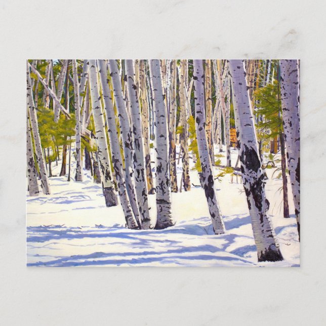 Beautiful Snow Mountain Christmas Card (Front)