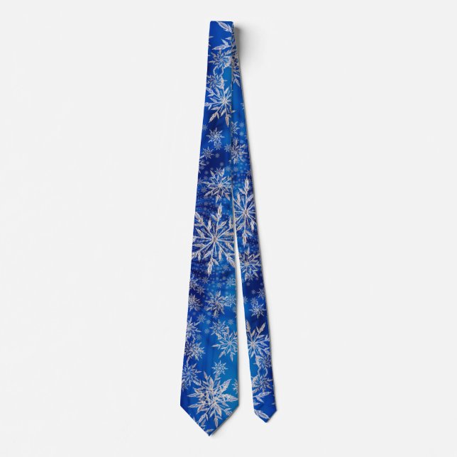 Beautiful Snowflakes Tie (Front)