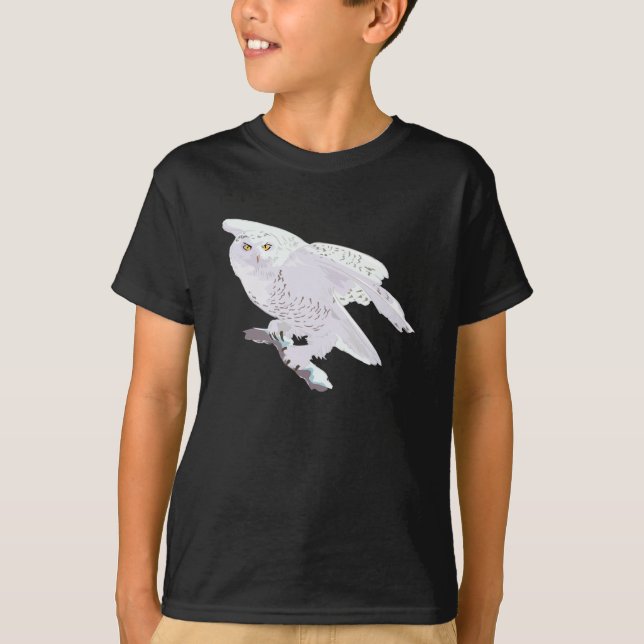 Beautiful Snowy Owl Shirt (Front)