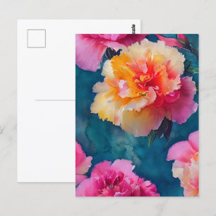 Beautiful Soft Pink Flowers Postcard