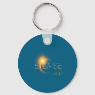 Beautiful Solar Eclipse 2017 Graphic  Keychain