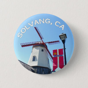 Beautiful Solvang Button! 2 Inch Round Button