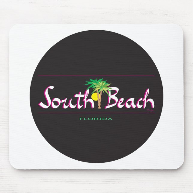 Beautiful South Beach, Florida Mouse Pad (Front)