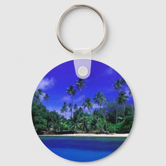 Beautiful South Pacific Key Chain (Front)