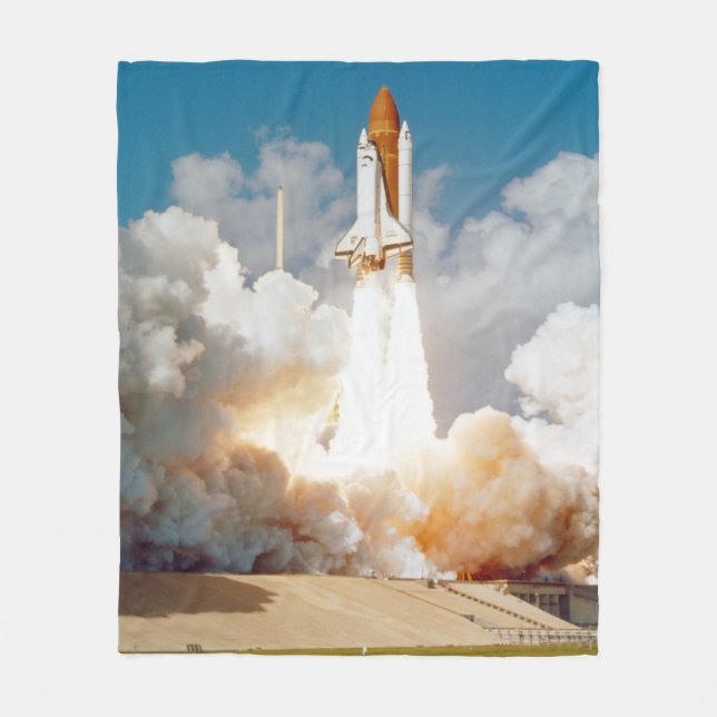 Beautiful Space Fleece Blanket (Front)